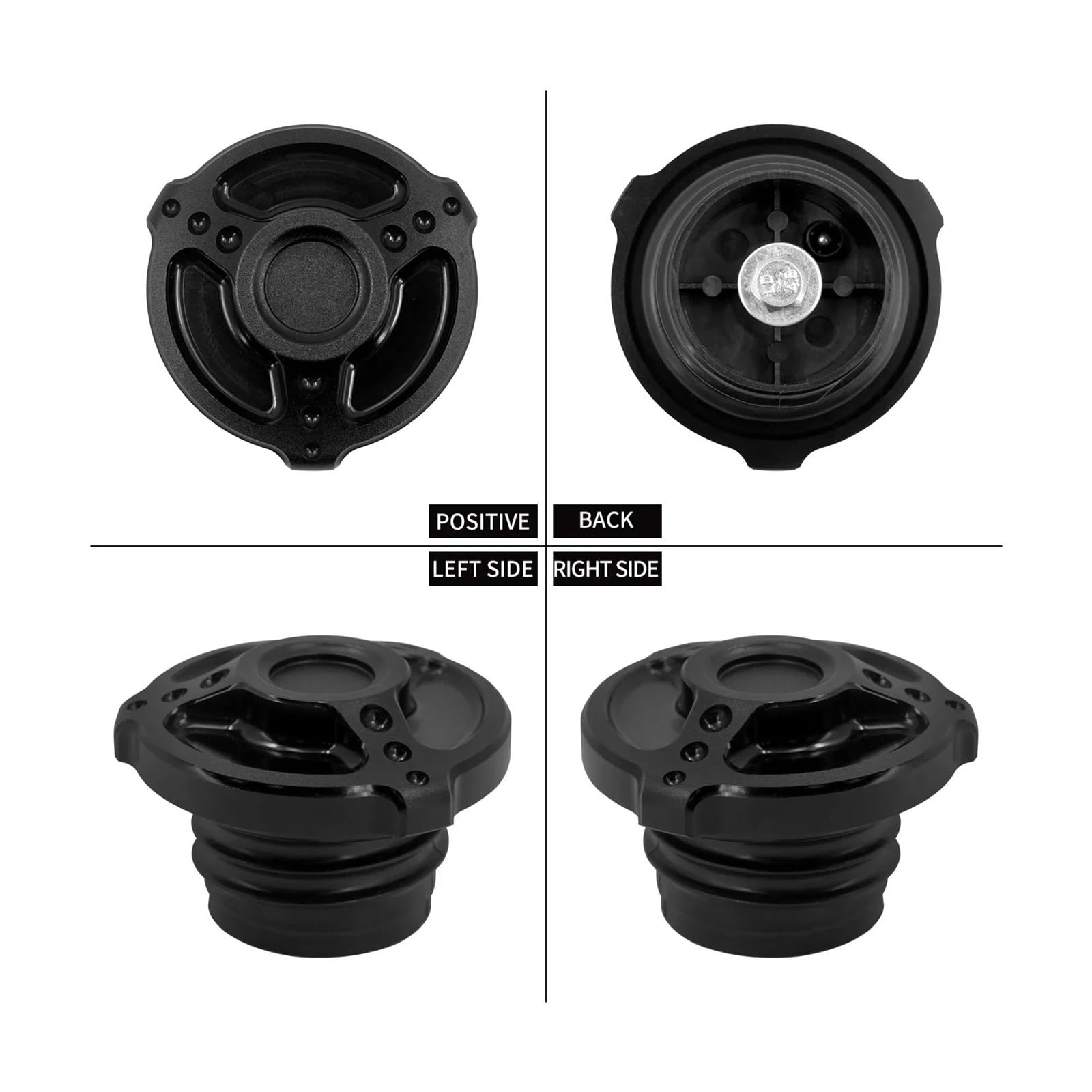 Tappo Serbatoio Tappo Serbatoio Carburante Per Ha&rley Touring Dyna Softail | Il Tappo Dell'olio Ventilato Lavorato Migliora Lo Stile E Previene L'accumulo Di Carburante Per Ha&rley