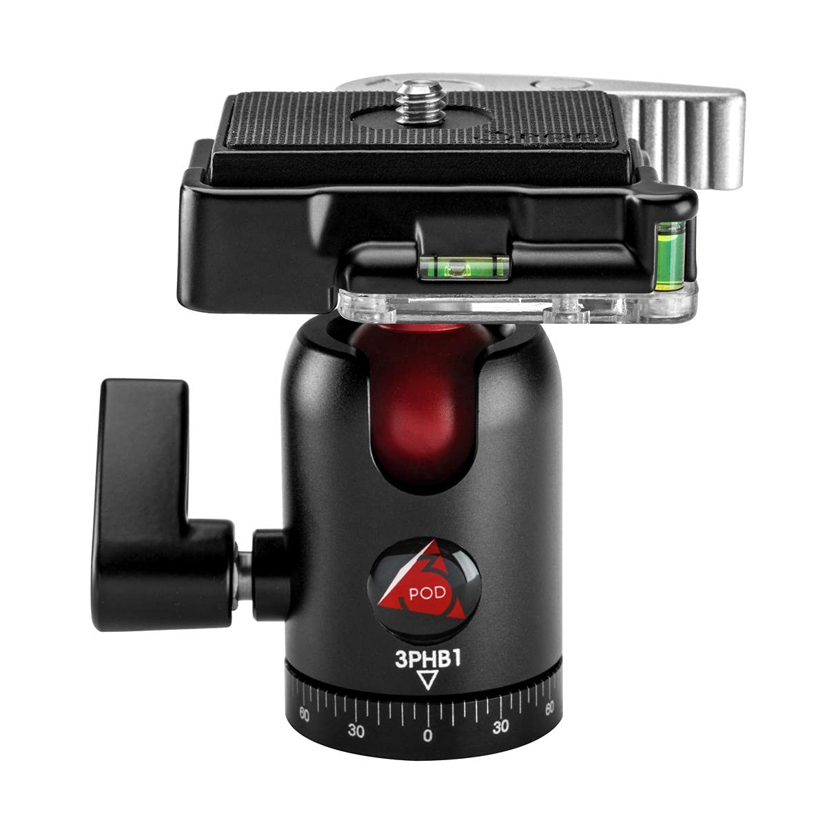 3PodB1 B Series Single Lever Travel Ball Head (8.8lb Load Capacity)