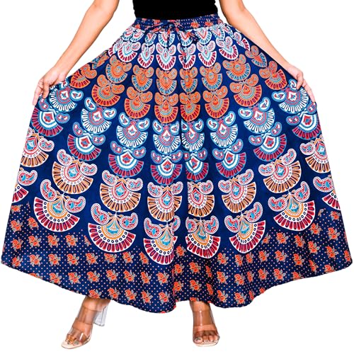 Image of Premium Cotton Skirt for Women with Pocket, Free Size