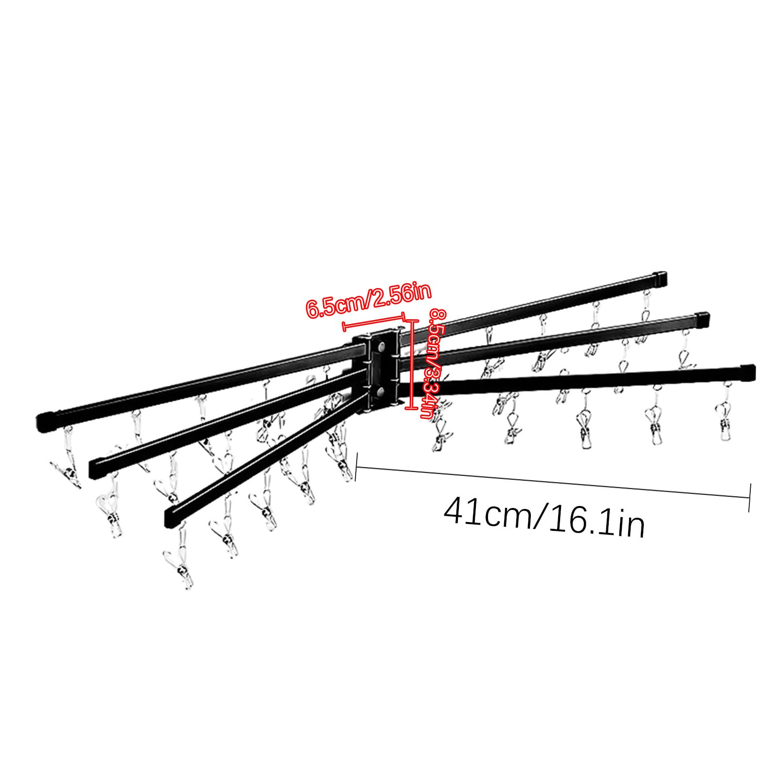 Appendiabiti per – Appendiabiti per asciugare | Appendiabiti per biancheria intima | Gancio antivento in acciaio inox | Ganci antiruggine Design forte per cappelli, borse