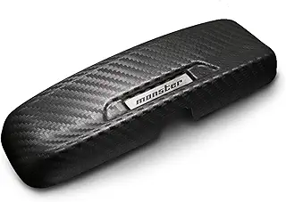 MONSTER SPORT ルームミラーカウル スズキ防眩機能付ルームミラー車汎用 スイフトスポーツ[ZC33S]/ジムニーシエラ[JB74W]/ソリオ[MA37S]他 カーボン柄 ルームミラーカバー 861000-7600M