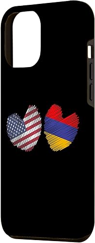 Miniatura 2 de Funda para iPhone 13 Pro Max Armenia USA Heart American Flag Armenia Love Heart Heart