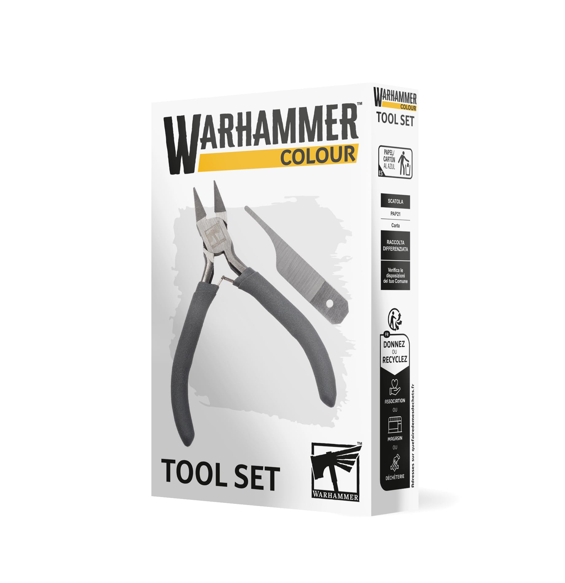 Games Workshop - Warhammer Colour: Tool Set (Starter Clippers and Starter Mouldline Scraper)