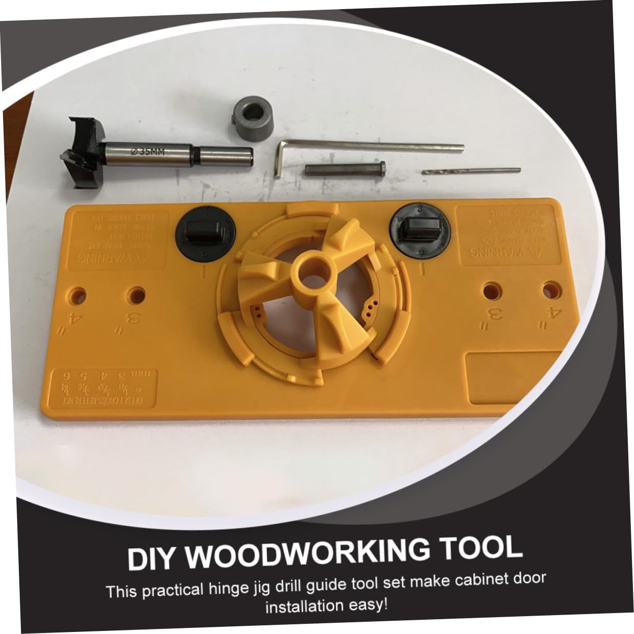 Hinge Hole Drilling Guide Hinge Drilling Positioner Woodworking Drill Locator