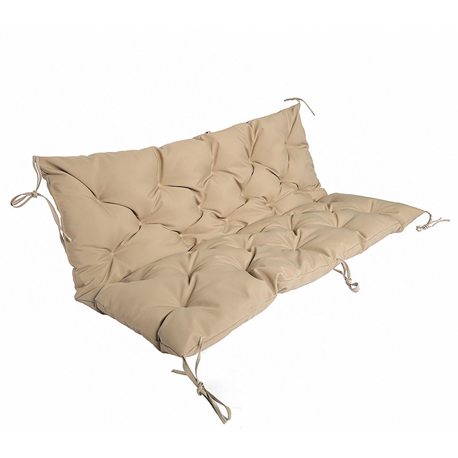 Cojín impermeable para banco de jardín con respaldo acolchado de 10 cm