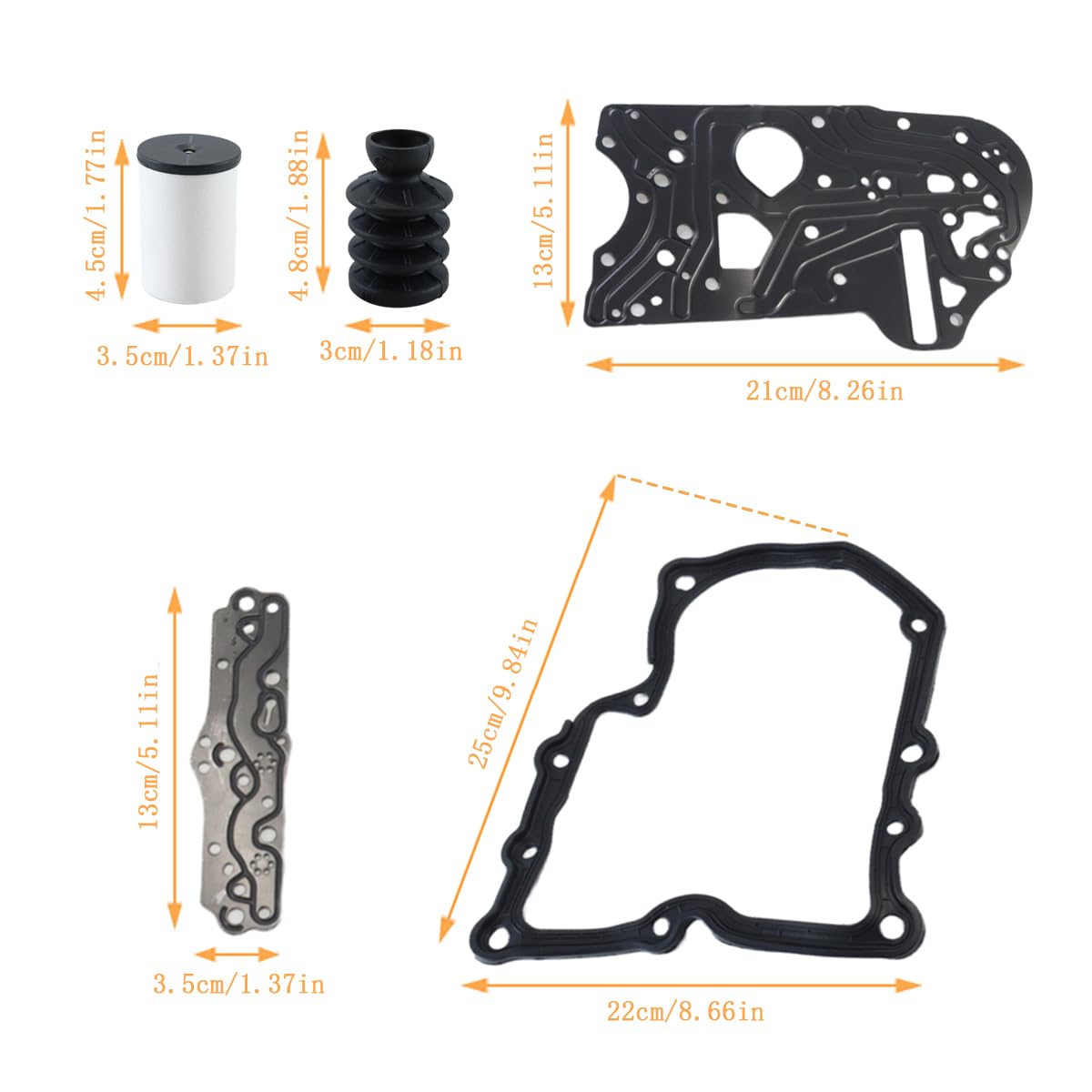 Ubric DQ200 - Kit di Riparazione del Corpo della valvola dell'ingranaggio DSG, Compatibile con A1/A3/Q3, Altea/Altea XL, Golf Jett