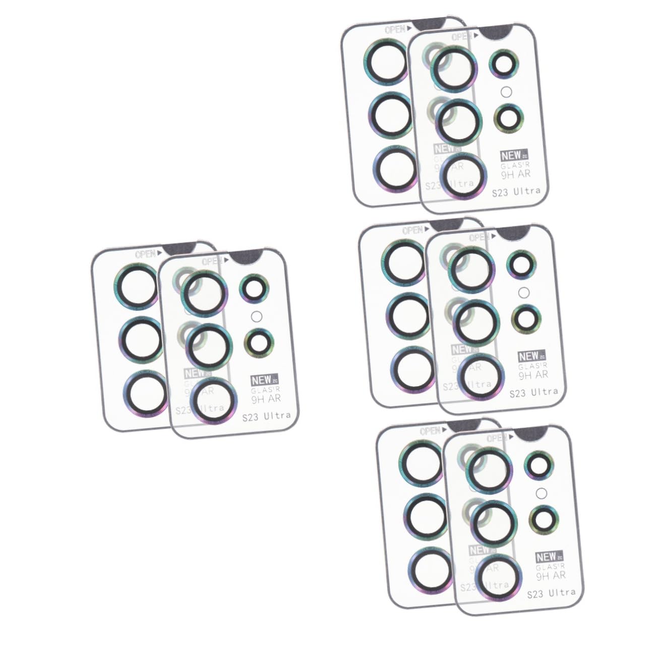 Angoily 8juegos Protector De Lentes De Cámara para Ultra De Resistente Arañazos y Alta Compatible con Cámara Trasera Instalación y Protección Efectiva