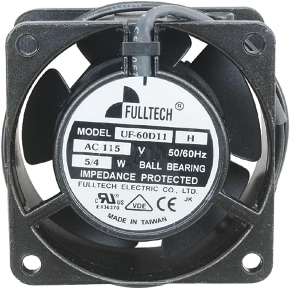 115 Volt AC Fan 10.2 CFM 60mm x 60mm x 30mm