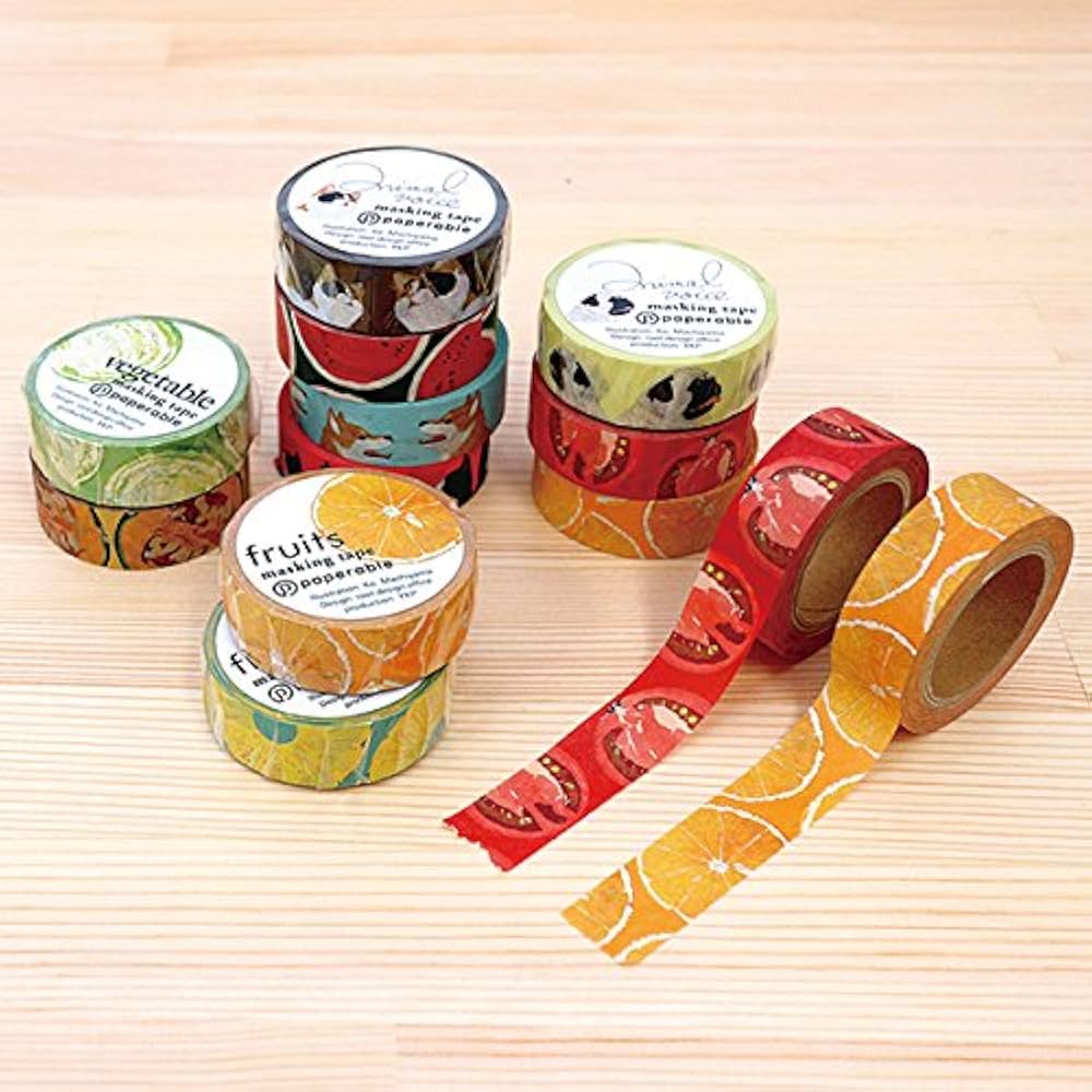 Amazon.co.jp: ペパラブル アニマルボイス マスキングテープ