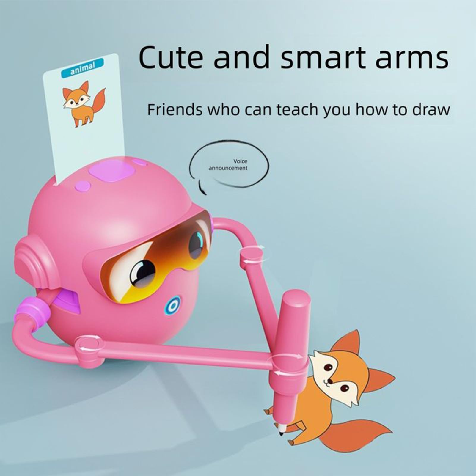 Robot da Disegno per Bambini Batteria Ricaricabile Da 1800mAh | Macchina da Disegno Educativa e Interattiva Per Bambini, Ragazzi E Ragazze, Ideale Per Viaggi, Scuola E Asilo Infantile