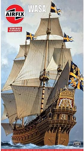 Airfix Vintage Classics WASA 1144 Naval Militar Naval Vela Kit de Modelo de Plástico A09256V disponible en Yaxa Peru