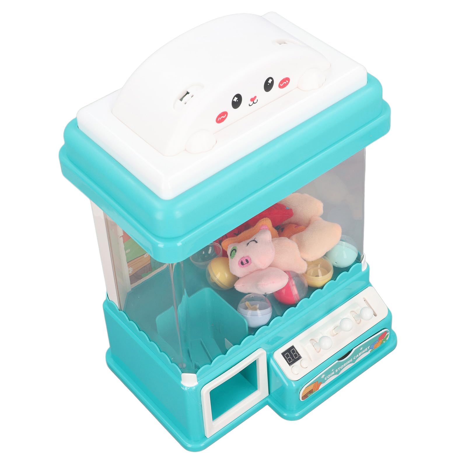 Mini Macchina per Afferrare i Giocattoli con Artigli per Bambini con Luci Lampeggianti e Suoni per Feste di Compleanno Divertente Gioco per Famiglie in Plastica 1 unità