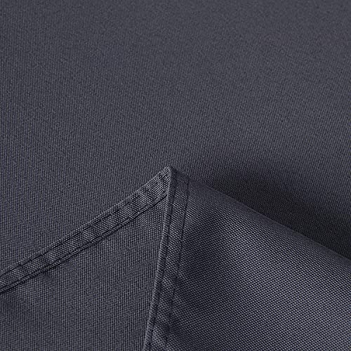 Image of Sancua Rectangle Tablecloth - 70 x 108 Inch, Grey, Polyester, Stain & Wrinkle Resistant, Perfect for Dining Table, Buffet, Parties, Camping