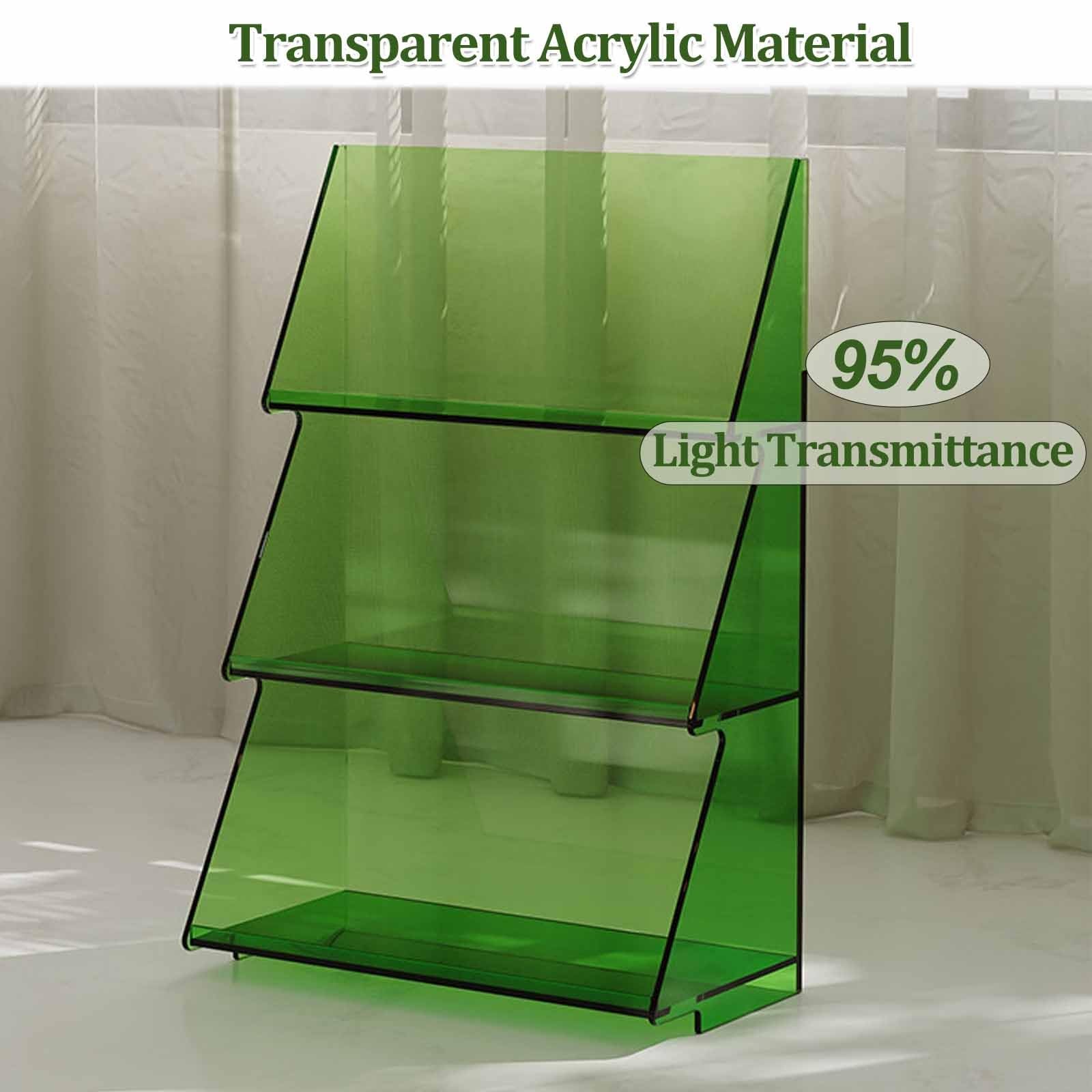 Schwebendes Acryl-Aufbewahrungsregal, Wandmontage, Display-Halter für Nagellack, Parfüm, Make-up, Hautpflege – mehrschichtiger Organizer für Heimdekoration