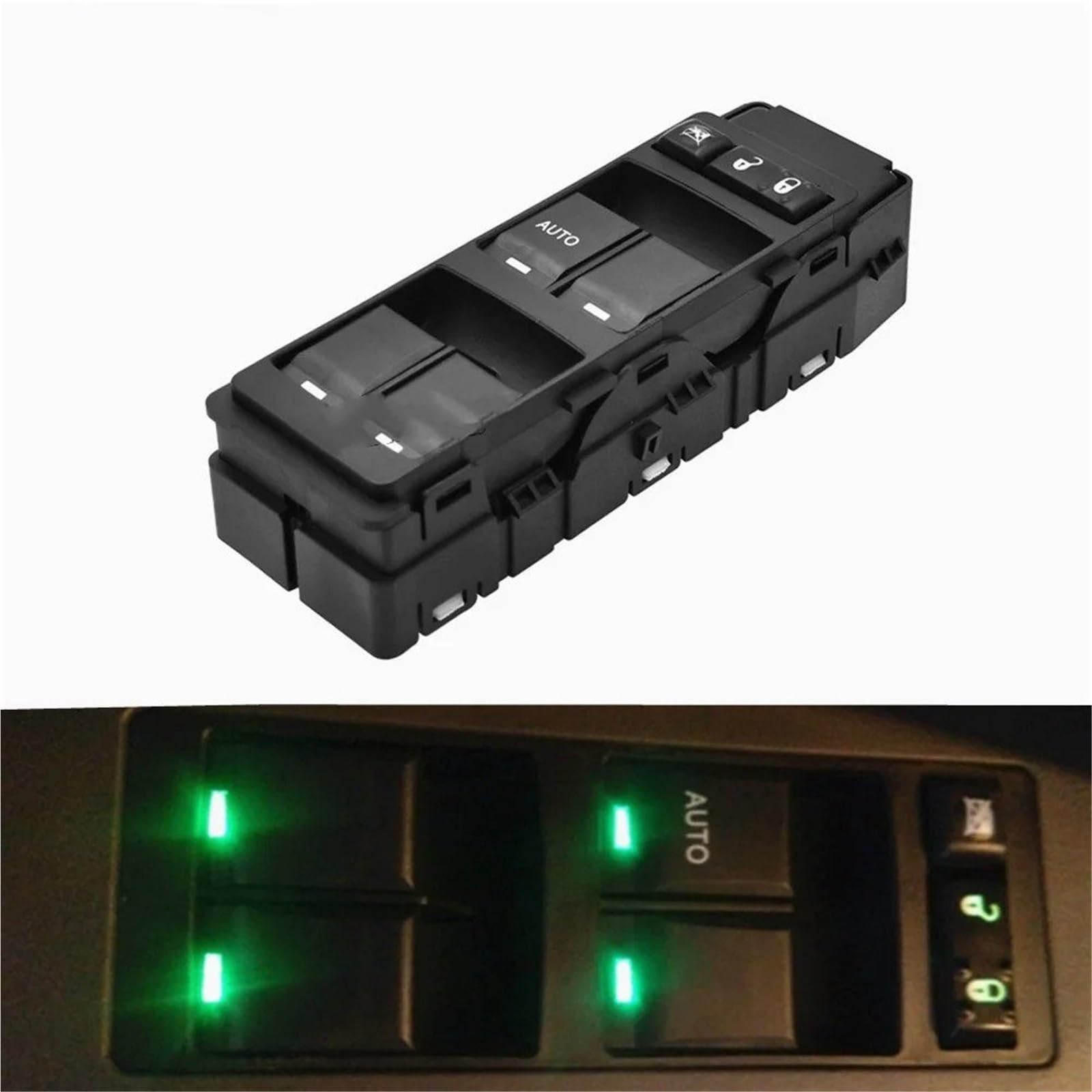 Mando Botonera Elevalunas Para Dodge Para Avenger Para Calibre Para Cargador Interruptor Control Maestro Energía Ventana Botón Regulador Eléctrico Delantero Izquierdo