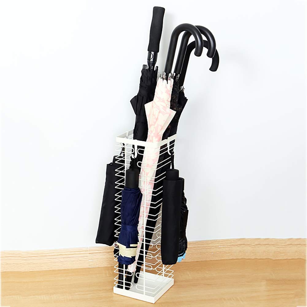 Support de parapluie moderne en métal noir, design minimaliste de qualité pour bureau