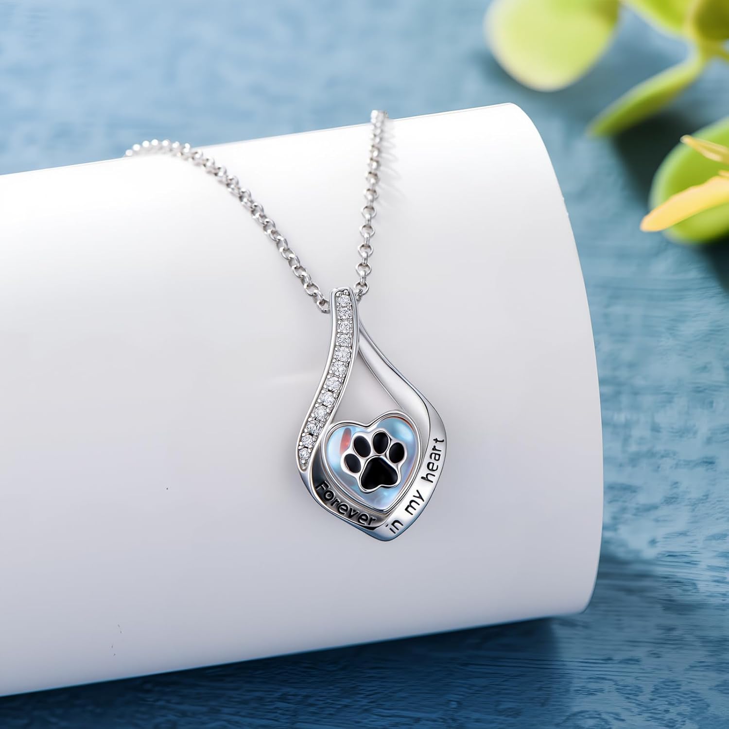 Urn Necklace for Ashes 925 Sterling Silver Cremation Pendant for Ashes Memorial Keepsake Cremation Jewelry Gifts for Women