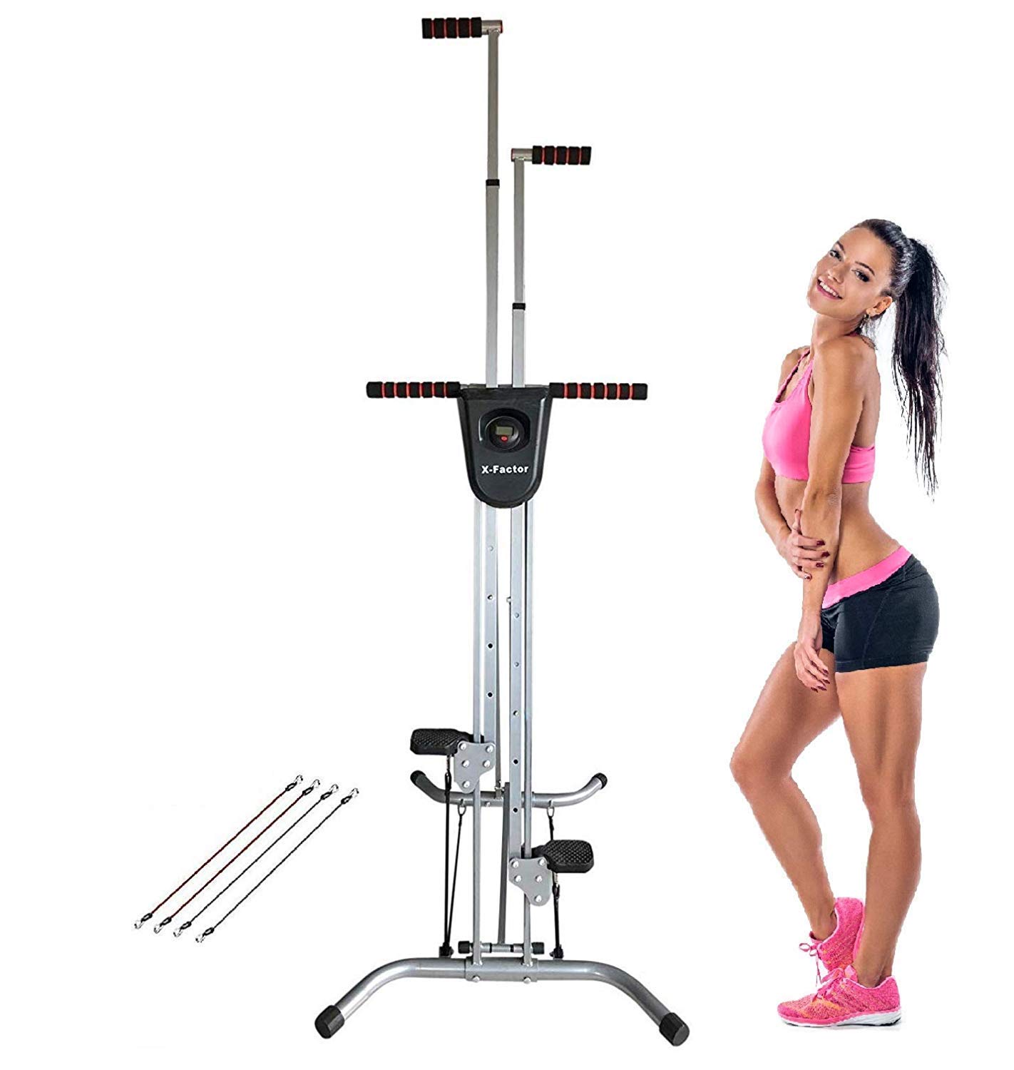Vertical Climber Stepper Climbing Stairs Exercise With
