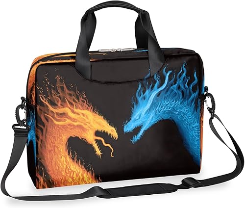 Miniatura 10 de Bonita bolsa de hombro para computadora portátil para mujeres y hombres, bolsa para computadora portátil, funda para laptop, maletín de transporte