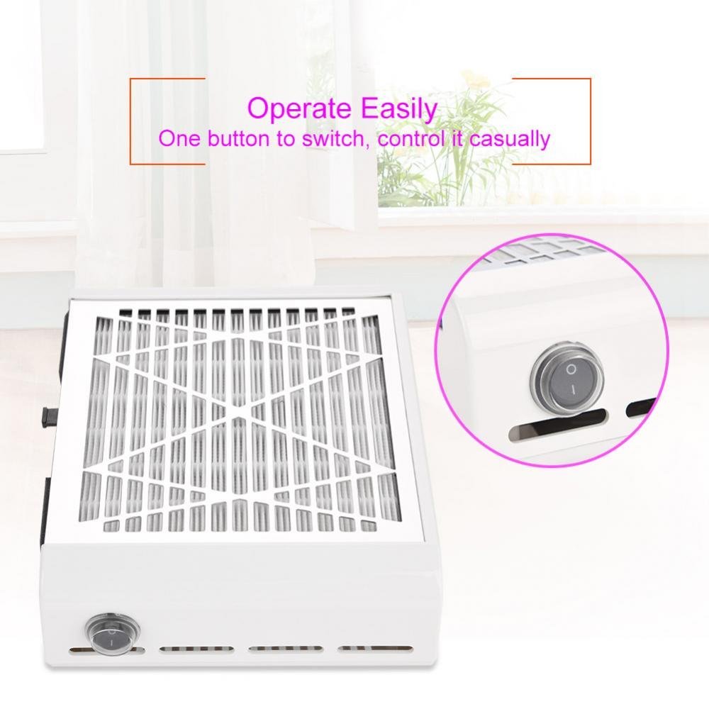 Amazon.co.jp: ネイル集塵機、40W 110-240V ネイルファンアートサロン