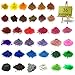 Mica Powder–Epoxy Resin Dye–Soap Dye Soap Colorant for Bath Bomb Dye Colorant– 36 Powdered Pigments Set – Mica Powder Organic for Soap Molds–Makeup Dye