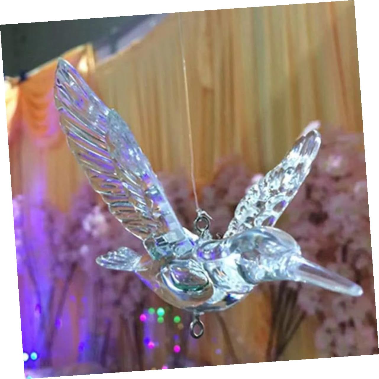 Baluue Vogelanhänger mit Glatter Oberfläche 20 Stück Acryl Hängende Deckendekoration für Hochzeit und Party Wohnzimmer Dekoration