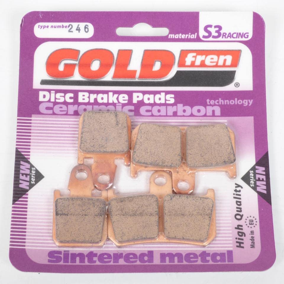 Plaquette de frein Gold Fren résolvant le manque de mordant V-MAX