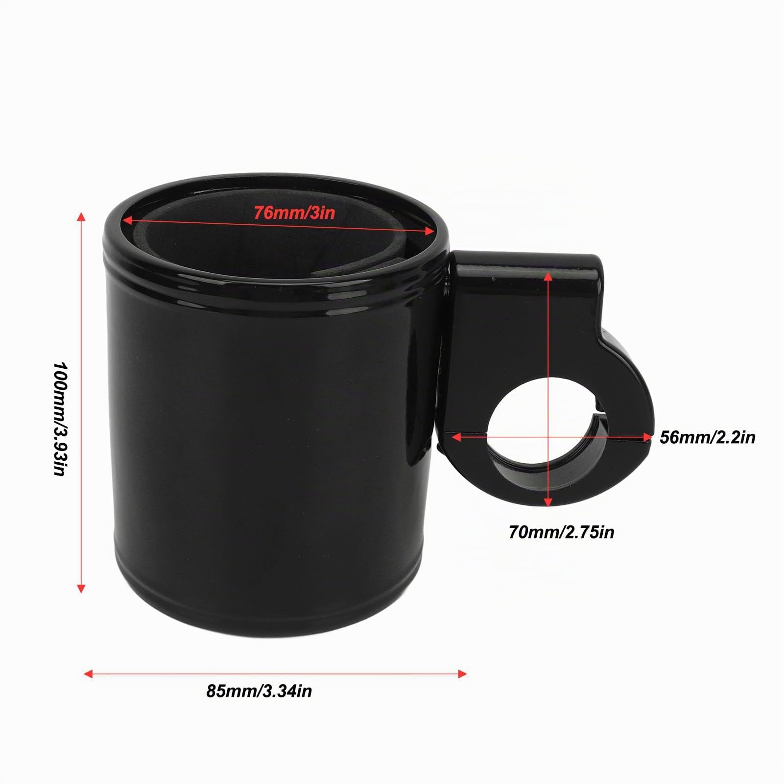 Porte-gobelet de Guidon de Moto en Alliage D'aluminium, Porte-boissons Réglable, Tasses de Bouteille D'eau, Support de Guidon pour ATV,autre