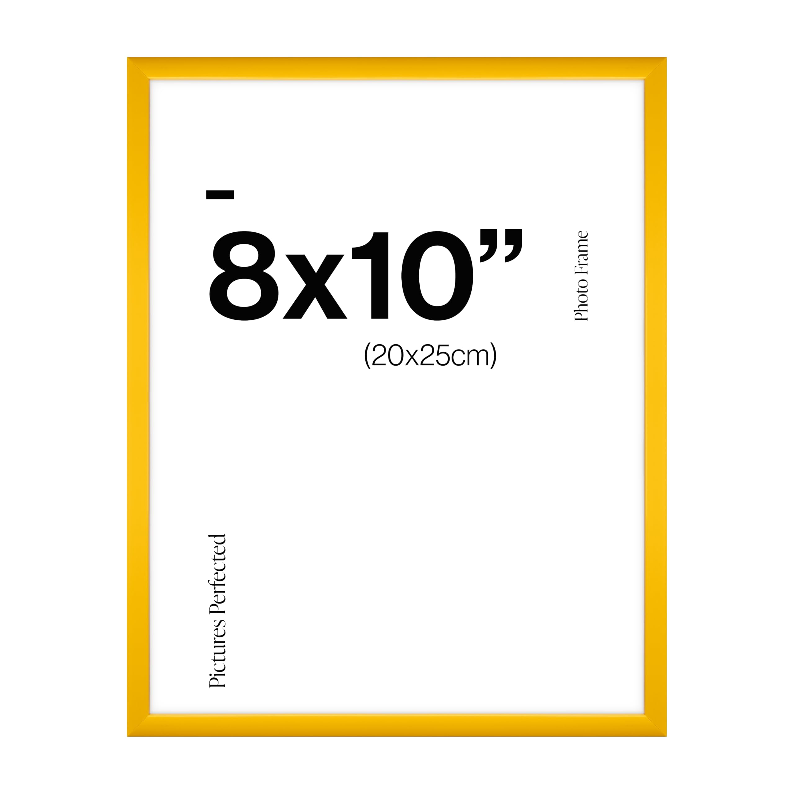 Modern Yellow 8x10 Photo Frame for 8x10 (20 x 25cm) Photos or Pictures