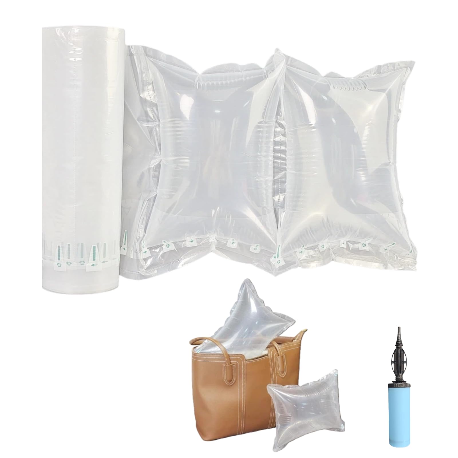 Ufriandz Large Air Pillows for Shipping Inflatable Air Bags for Packing Purse Shaper, 8.2" X 11.8" Air Pockets for Packaging Moving Supplies Box