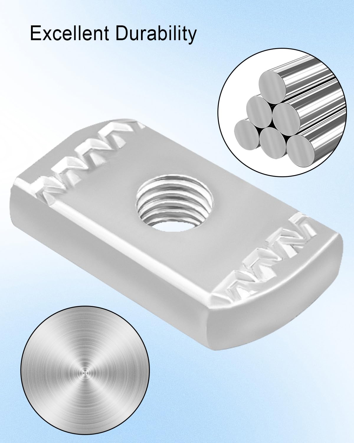 90Pcs 3/8"-16 Strut Channel Nuts, Galvanized Anti Corrosion and Rust Proof Surface, Thickened Carbon Steel Strut Nuts for Strut Channel