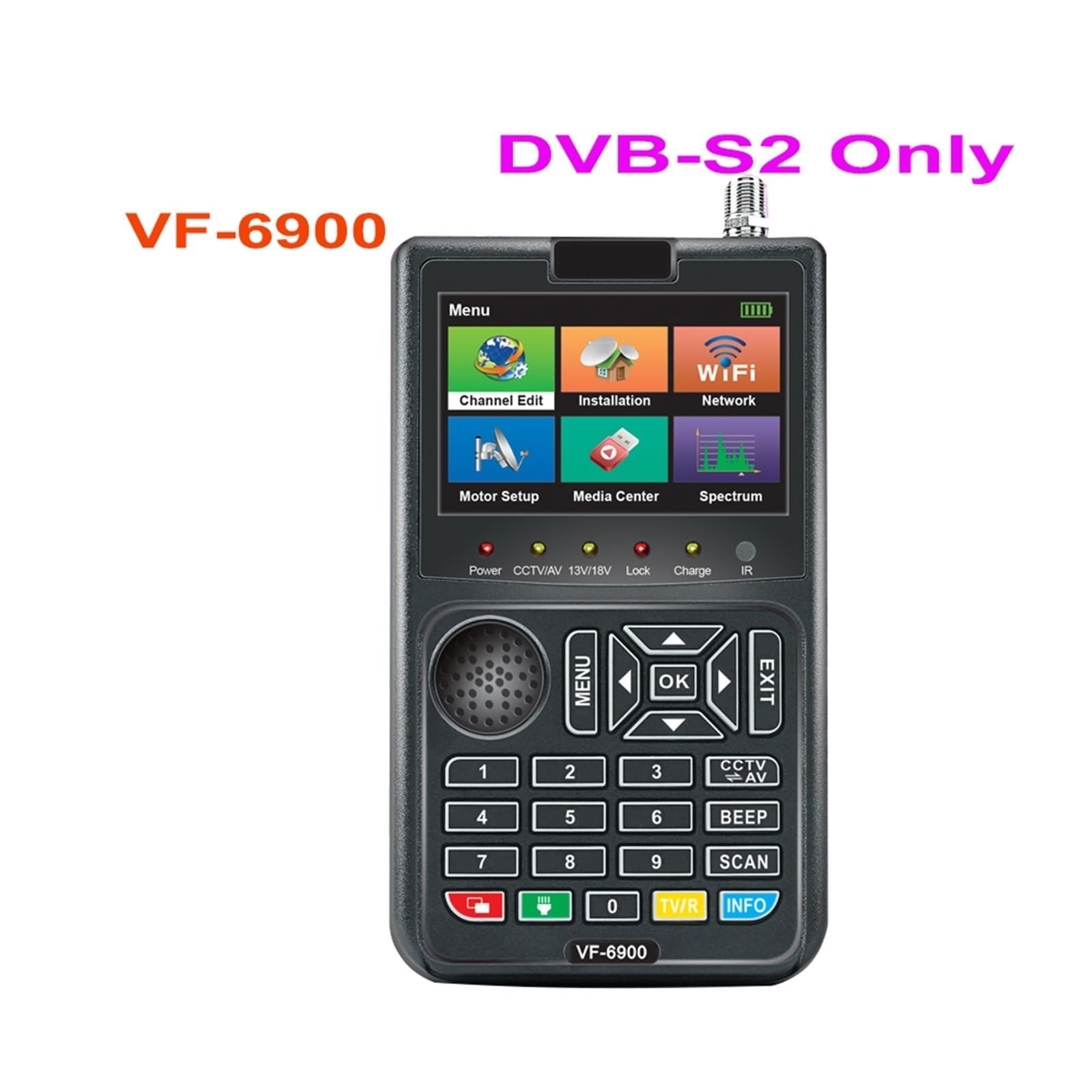 Cyfrowa Wizjer Satelitarny HD DVB-S/DVB S2/miernik Z Wizjerem 3,5" TFT LCD Do Odbiornika Telewizji Satelitarnej Precyzyjne Wykrywanie