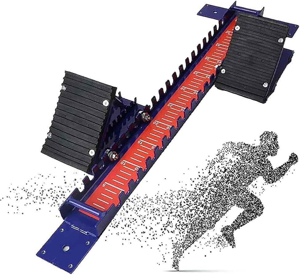Bloc de démarrage athlétisme réglable 8 angles sprinter alu léger