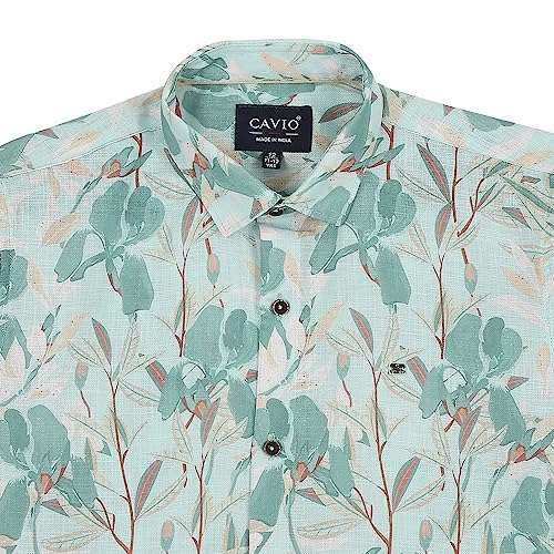 Image of CAVIO Boys Printed Shirt with Embellished T-Shirt