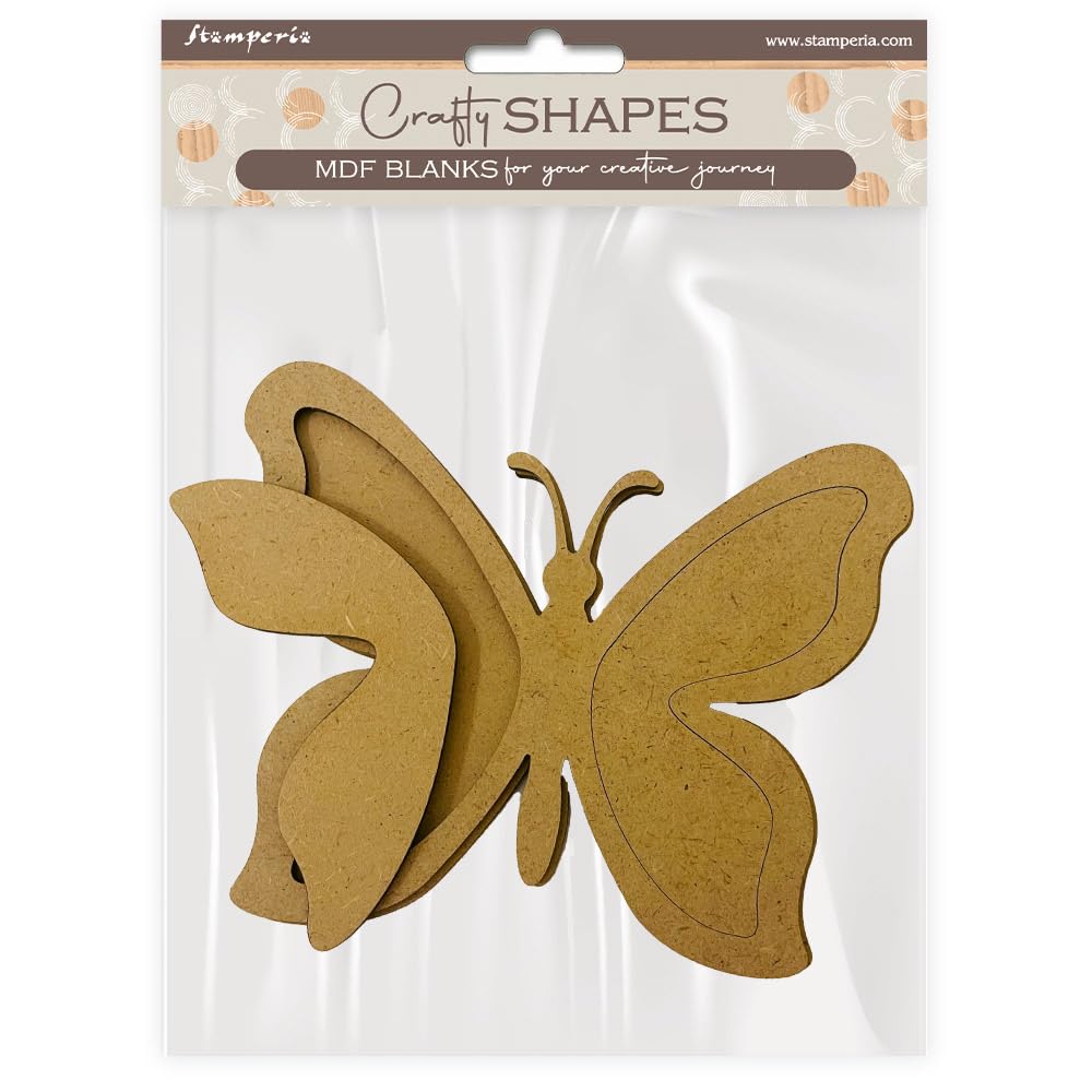 Stamperia - Crafty Shapes for Scrapbooks, Albums, Cards, Bullet Journals and More, Decorate with Papers and Paint, Perfect for Hobbies, Crafts, and Gifting (House of Roses, Capillons)