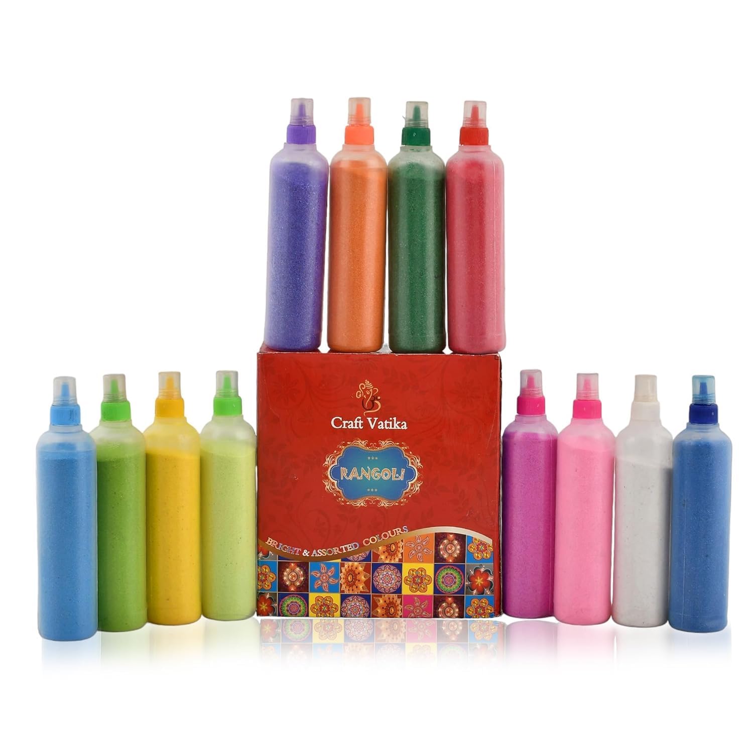 CraftVatika Rangoli Colour Powder Tube Kit Set of 60, Diwali Decoration Items Bottles Tool Floor Art Rang for Home Navratri Pongal Pooja Mandir Decor (B0CM66PRLX) Amazon Price History, Amazon Price Tracker