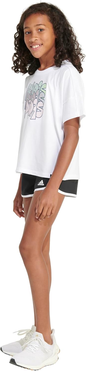 adidas Kids Loose Box Tee S24 (Toddler/Little Kid)