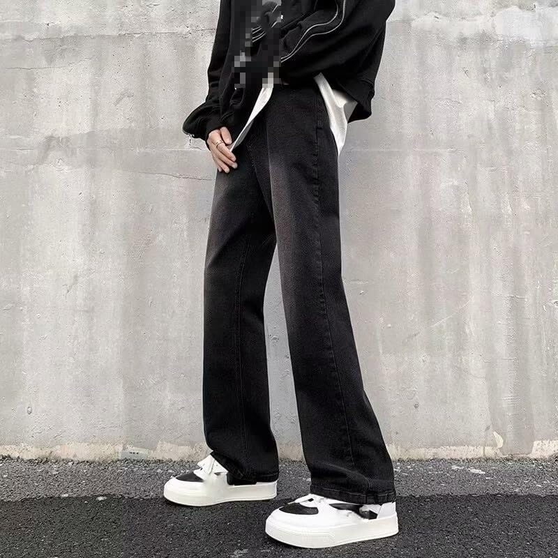 Men's Denim Straight-Leg Pants American Casual4