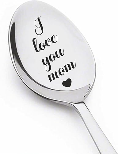 Miniatura 1 de I Love You Mom - Cuchara grabada para mamá, regalo para Navidad, cumpleaños, Acción de Gracias, cucharas, idea de regalo para mujeres, regalo del