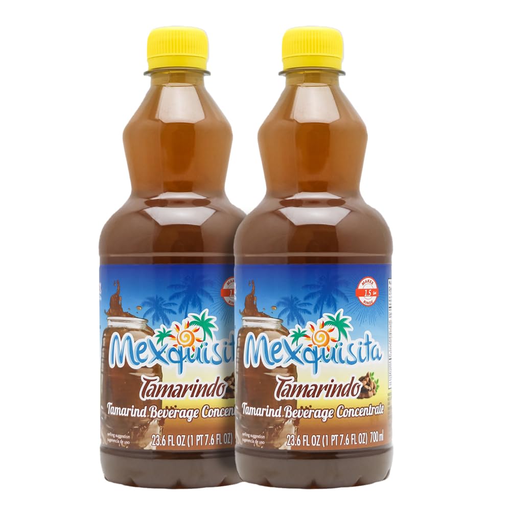 Mexquisita Tamarind Concentrate for preparing delicious, refreshing, and natural smoothies, drinks, cocktails, and more | Made with flavors from