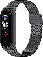 Vista 11 de MIJOBS Correa de repuesto de metal para Amazfit Band 5, compatible con Amazfit 5 Fitness Tracker (Milán, oro rosa)