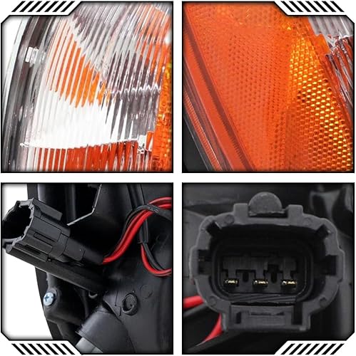 Miniatura 9 de EPIC LIGHTING Reemplazo del conjunto de la luz de señal halógena estilo OE para NISSAN 98-00 FRONTIER 00-01 XTERRA - lado izquierdo del conductor