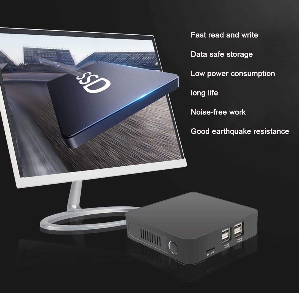 Amazon.co.jp: ミニマイクロコンピュータ、ホームリビングルームminPC