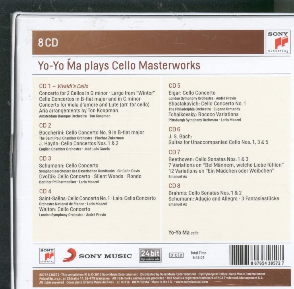 Yo-Yo Ma Plays Concertos Sonatas & Suites