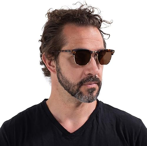 Miniatura 8 de VITENZI Gafas de sol bifocales para hombres y mujeres, lentes de lectura semi sin montura tintadas con lectores - Tivoli