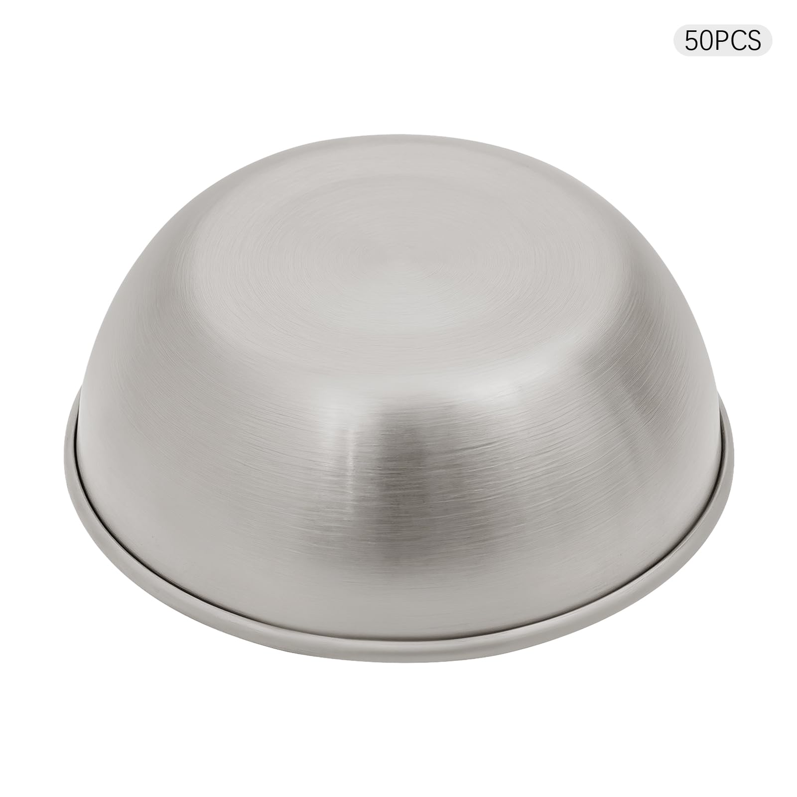 Set di 50 ciotole per salse in acciaio inox 304, ciotole per salse e spezie | 8,3 cm di diametro, impilabili, antiruggine, per salse, spezie, salse, barbecue, ristoranti, campeggio, famiglia