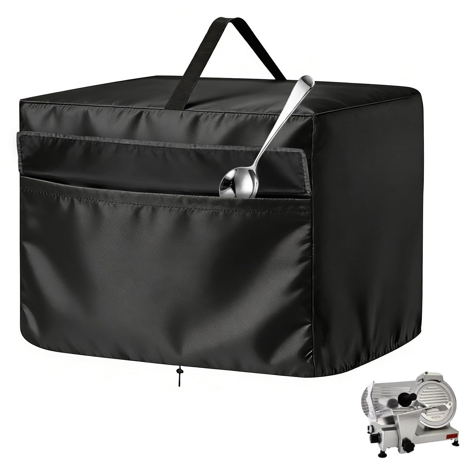 500D Dustproof Meat Slicer Cover fit for BESWOOD 250, VEVOR