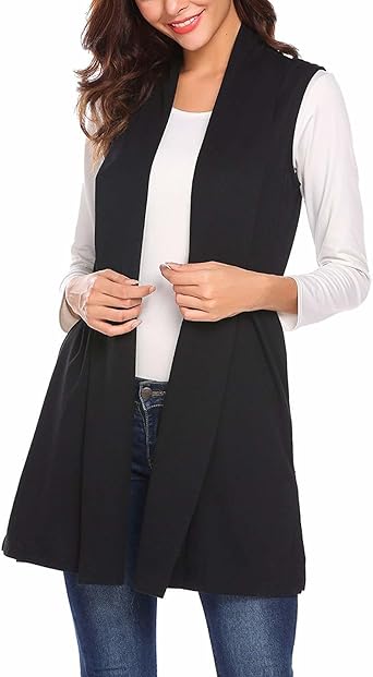 long waterfall vest