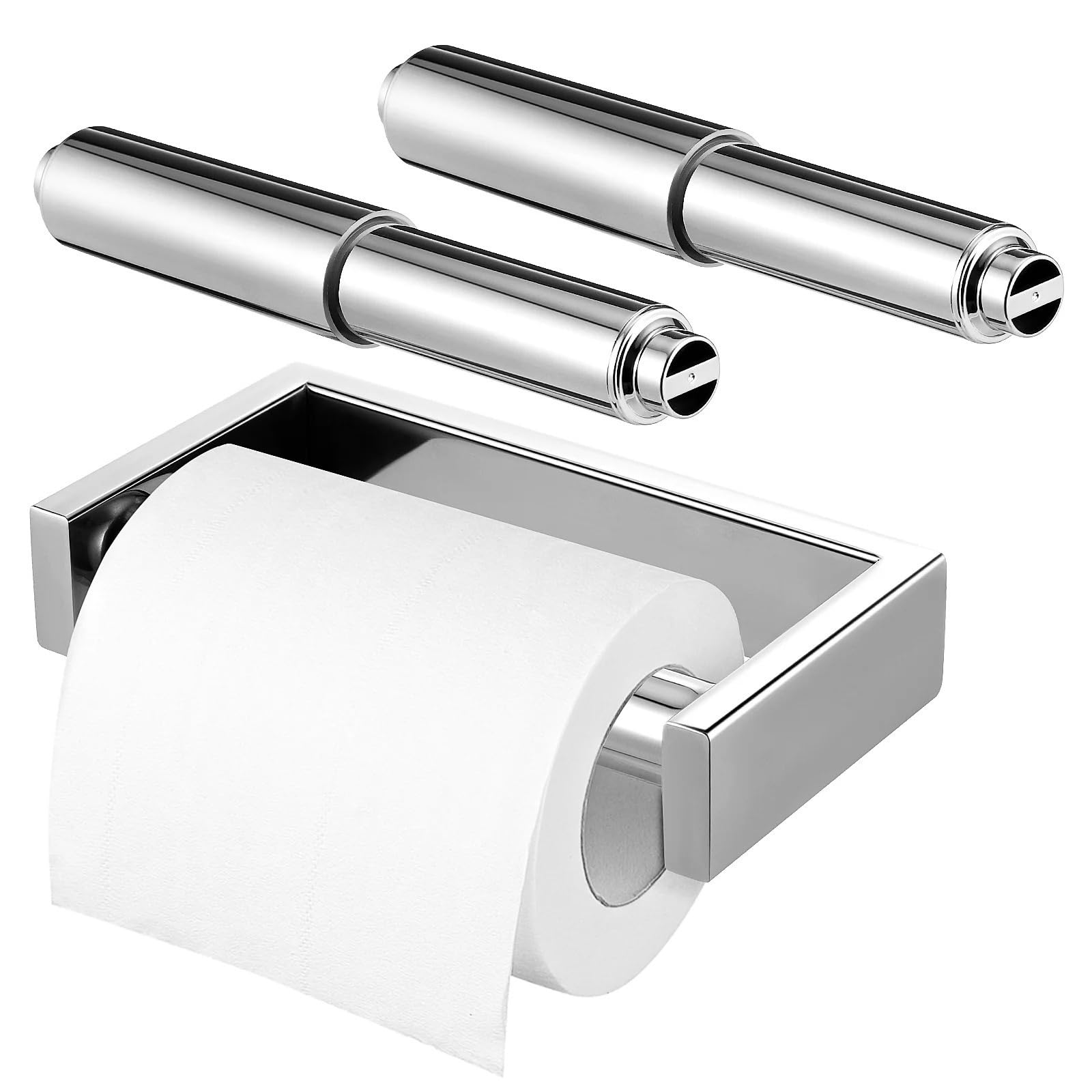 Toilet Paper Spring Rod 15pcs Toilet Paper Holder Towels Water The Flowers Spring Rod