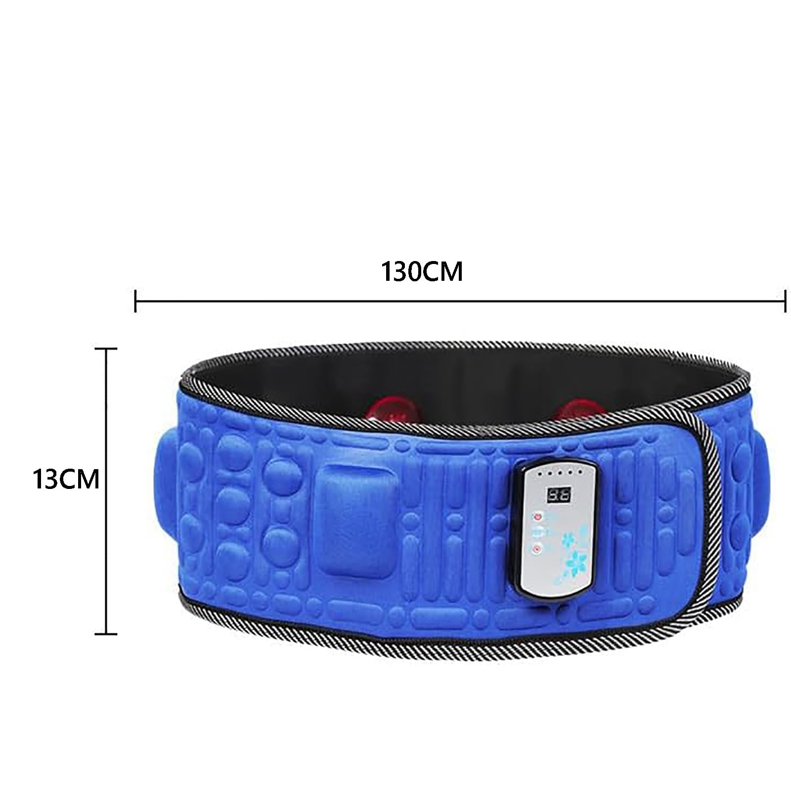 Entrenador de cintura vibratorio eléctrico, masajeador abdominal automático, cinturón adelgazante eléctrico con 5 motores grandes, acelera la circulación sanguínea para bajar de peso.